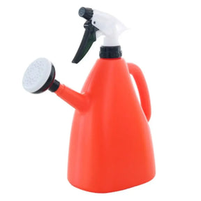 Regador de Plantas de Plástico 2 em 1 - Pulverizador Ajustável de 1L
