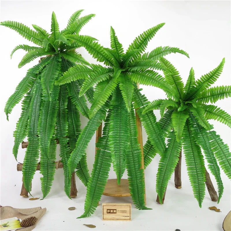 Planta Artificial  Videira Persa Pendurada Com Folhagem Verde Tropical para Decoração - FintaVita