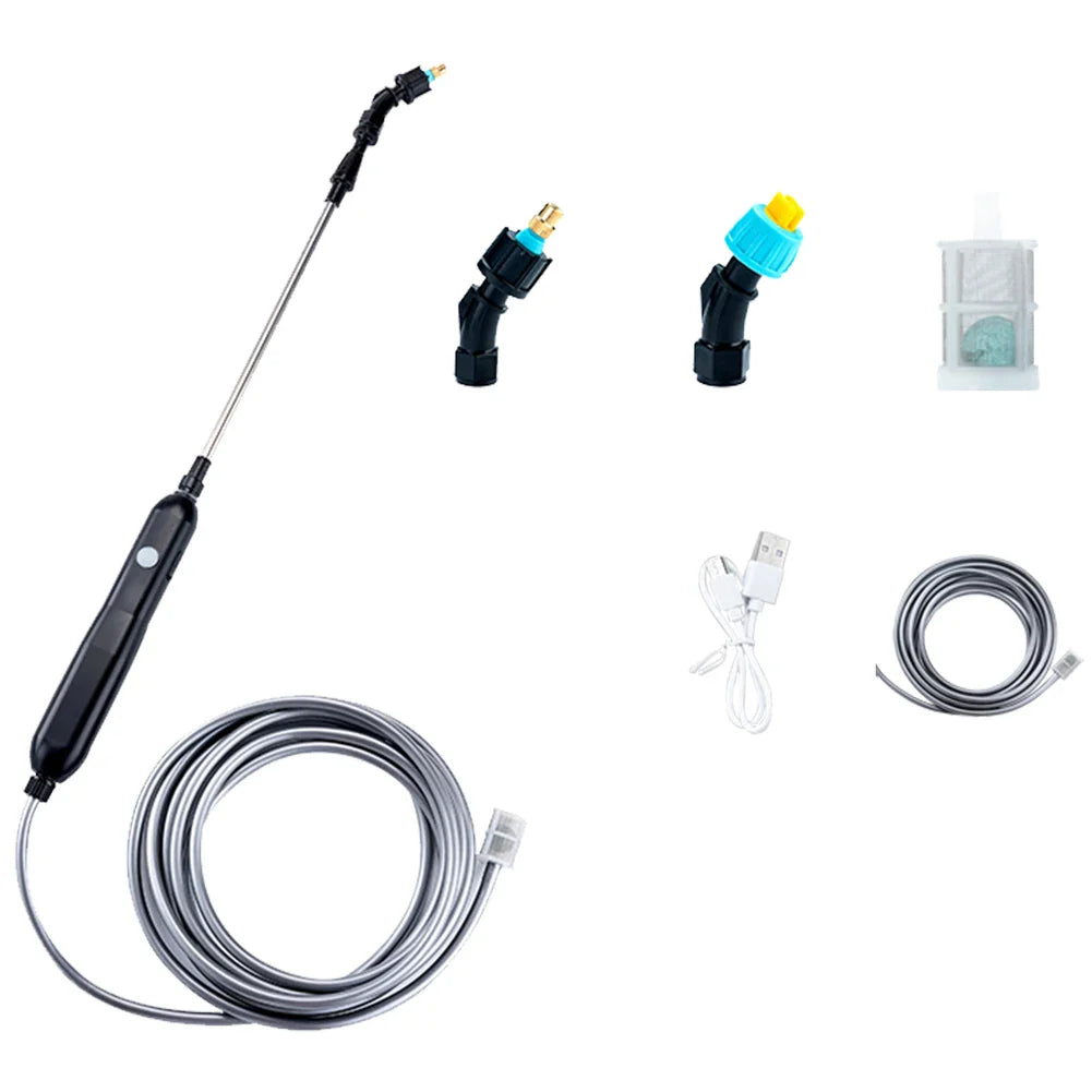 Pulverizador Elétrico 5L Borrifador de água Bateria Recarregável com Lança Extensora