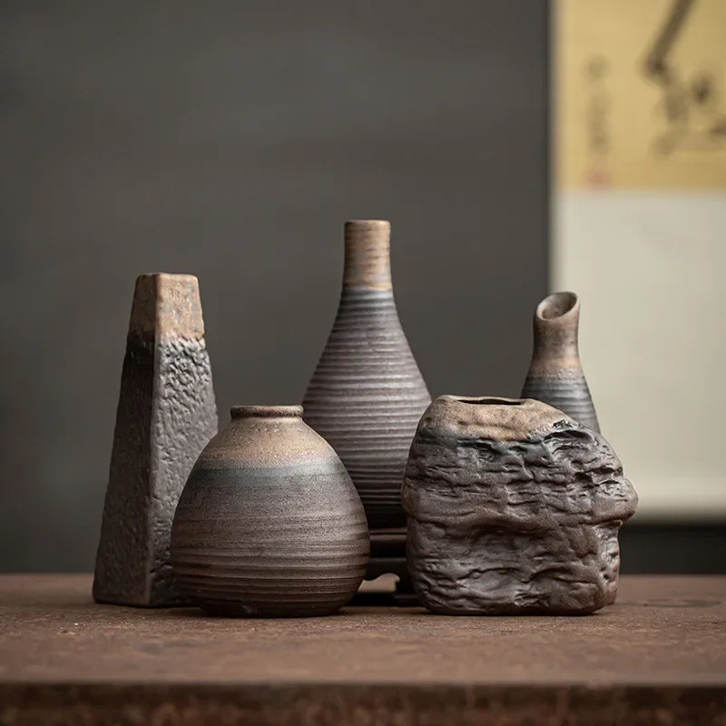 Vaso de Cerâmica Artesanal Feito à Mão