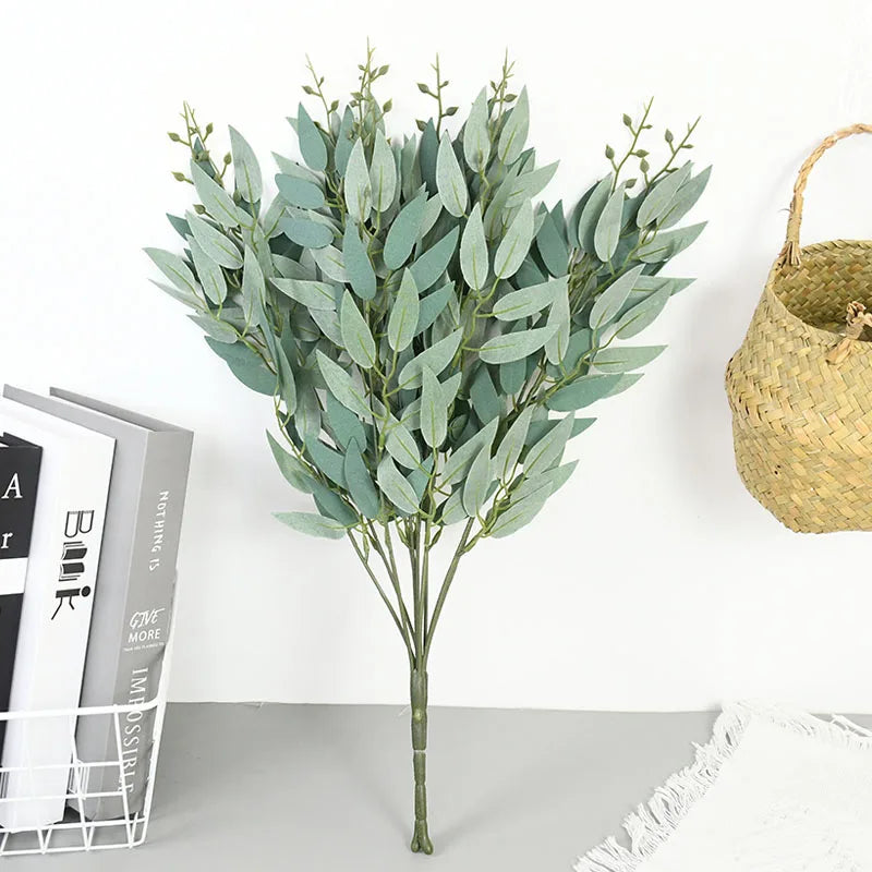 Planta Artificial Ramo Decorativo Seda – Galho Realista para Decoração de Noivado, Mesa ou Jardim