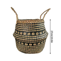 Cesta Artesanal de Vime para Plantas, Estilo Boho, 100% Natural e Ecológica
