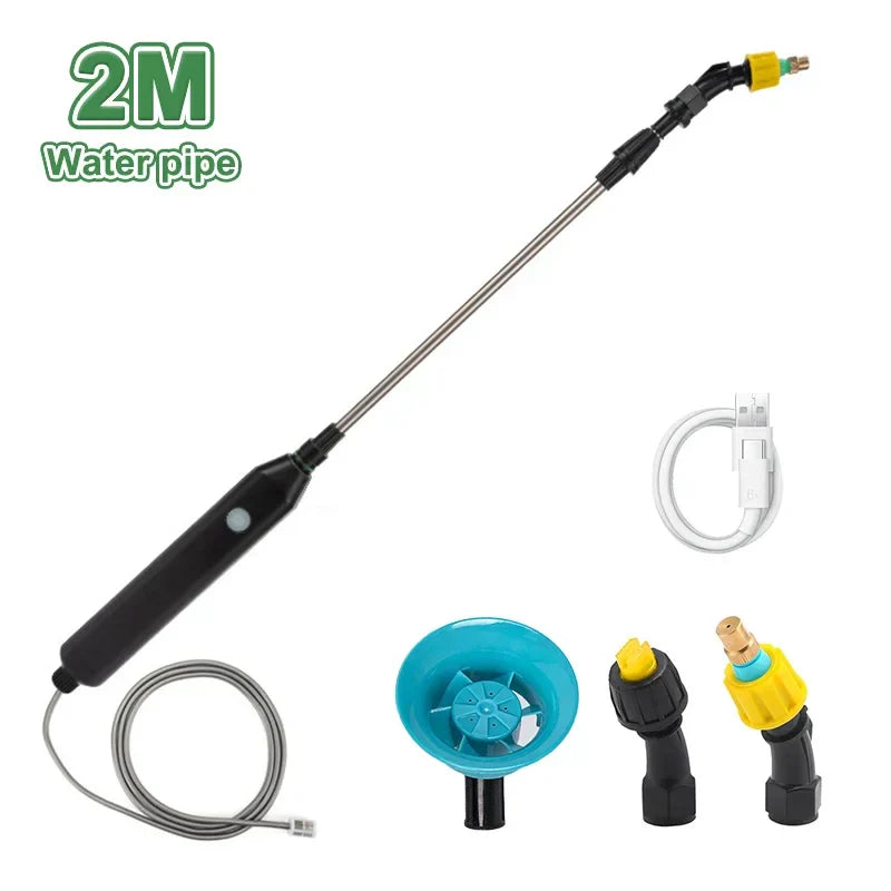 Pulverizador Elétrico com Varinha Telescópica e 3 Bicos