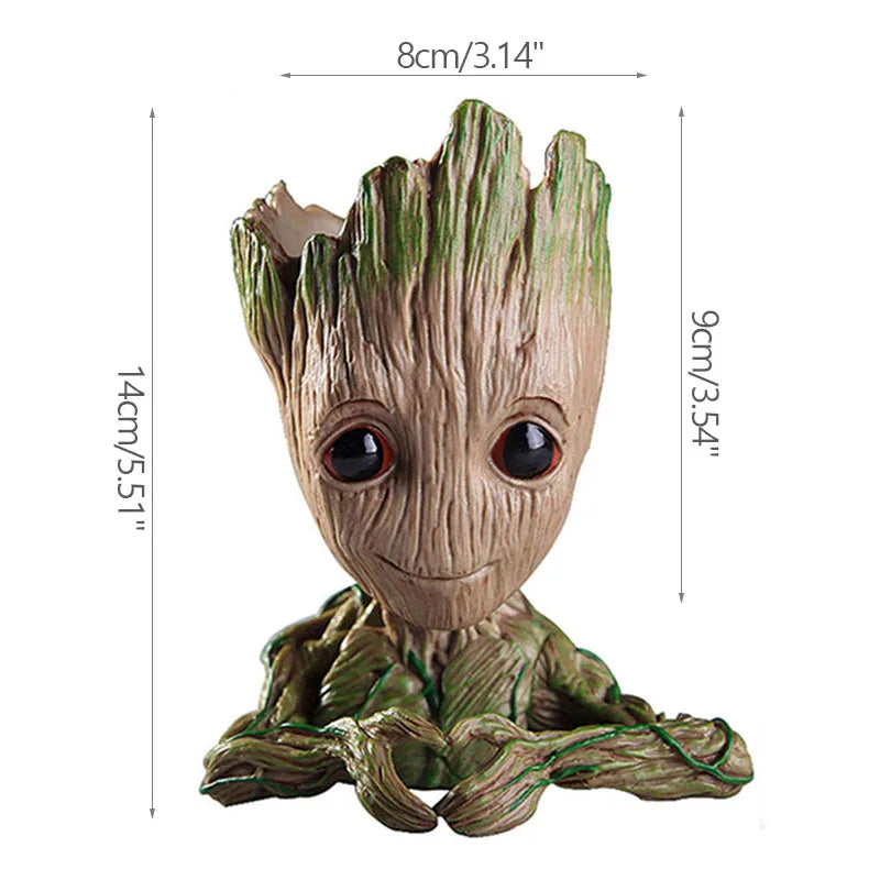 Vaso de Planta Baby Groot Verde