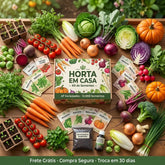Kit 12 mil sementes de verduras e legumes em 47 variedades separadas