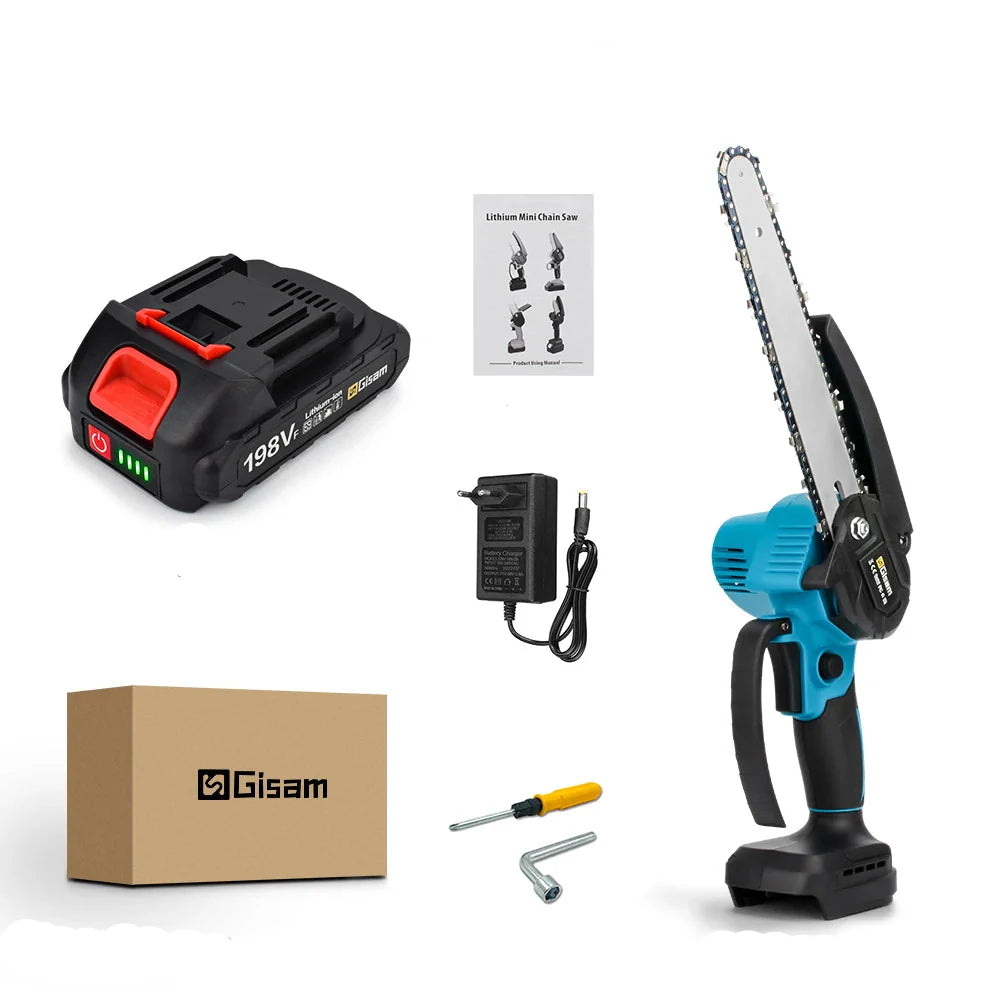Serra Eletrica Para Poda Sem Fio Brushless Potente 18V Portátil