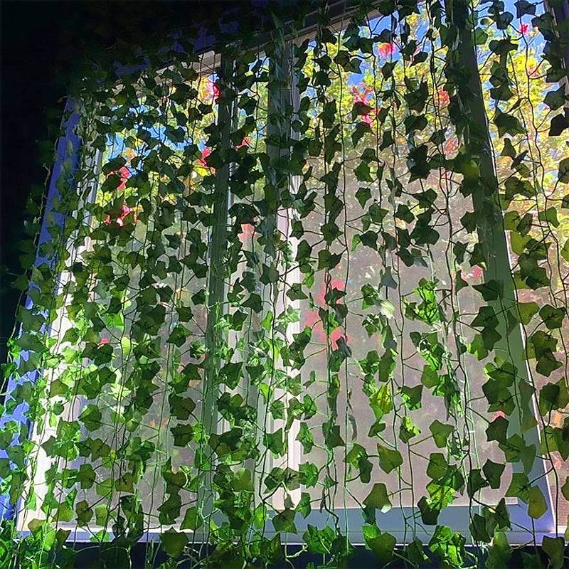 Herança Artificial de Hera - Planta Pendente Decorativa para Decoração