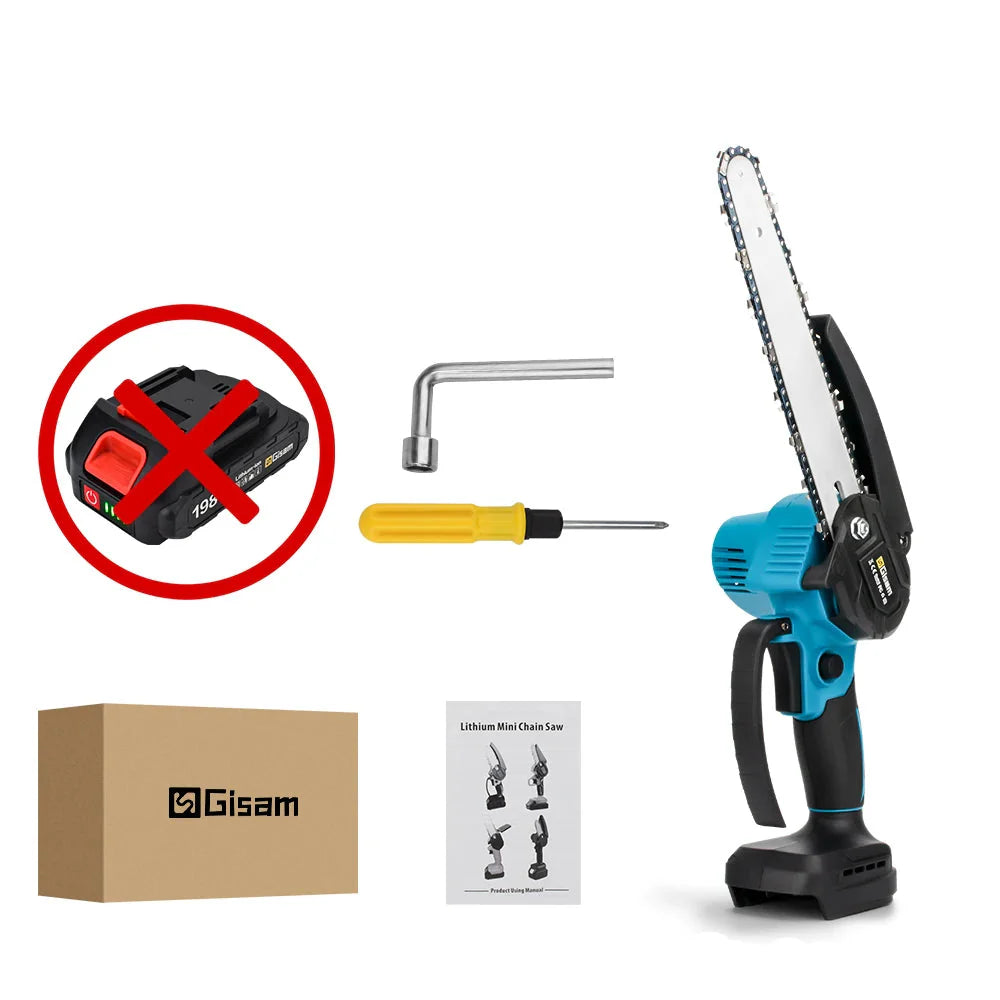 Serra Eletrica Para Poda Sem Fio Brushless Potente 18V Portátil