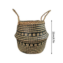 Cesta Artesanal de Vime para Plantas, Estilo Boho, 100% Natural e Ecológica