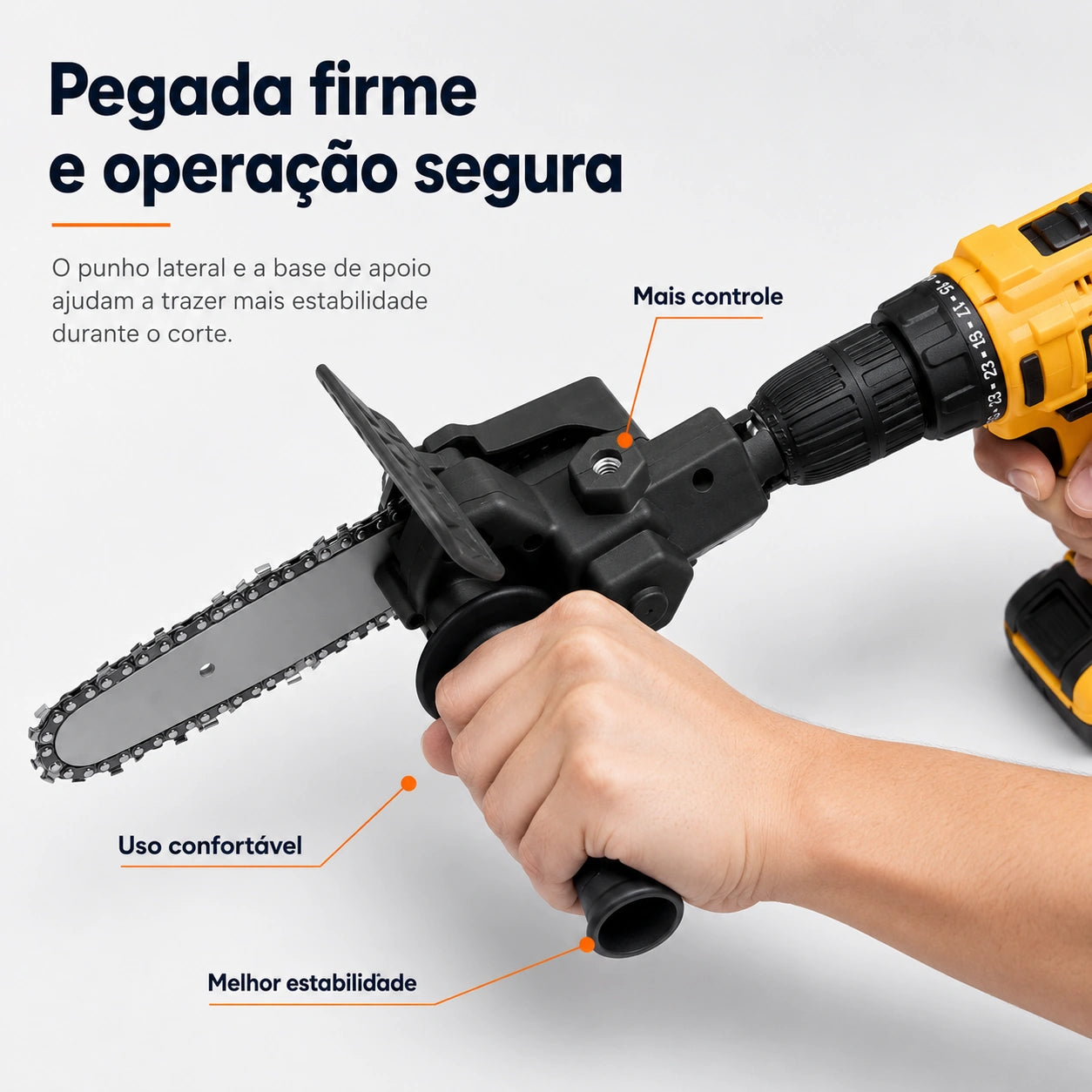 Adaptador Serra Titanium para Furadeira- Lâmina Titânio Portátil