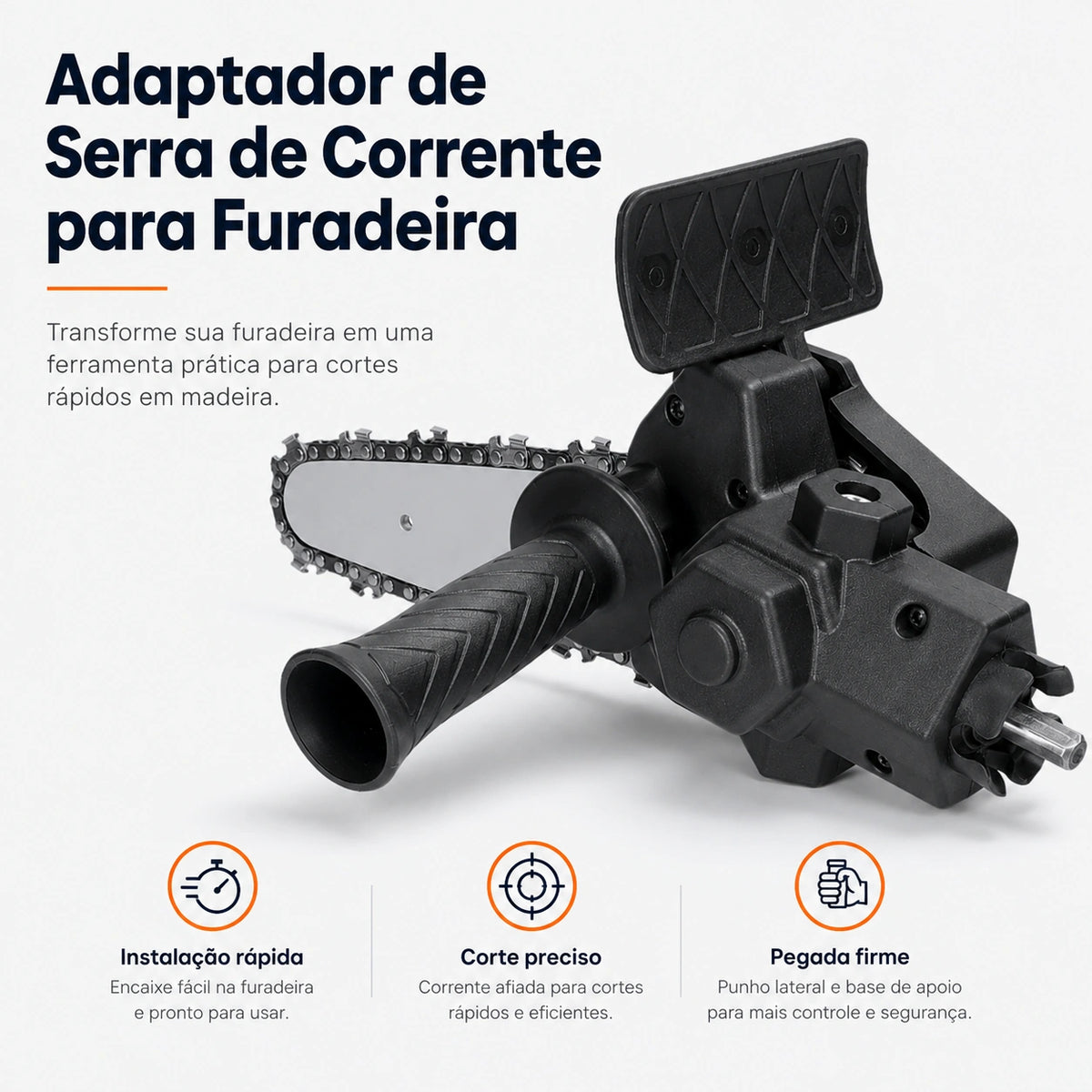 Adaptador Serra Titanium para Furadeira- Lâmina Titânio Portátil