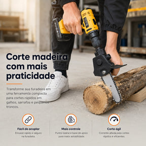Adaptador Serra Titanium para Furadeira- Lâmina Titânio Portátil