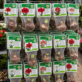 Bulbos de Amarílis — Floração em 35 Dias 8 Variedades