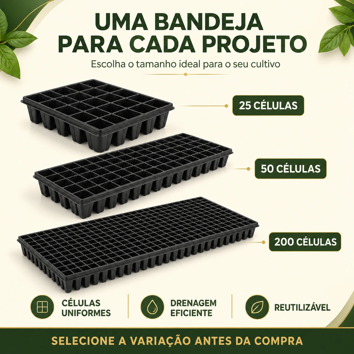 Bandeja Sementeira para Mudas — imagem 2