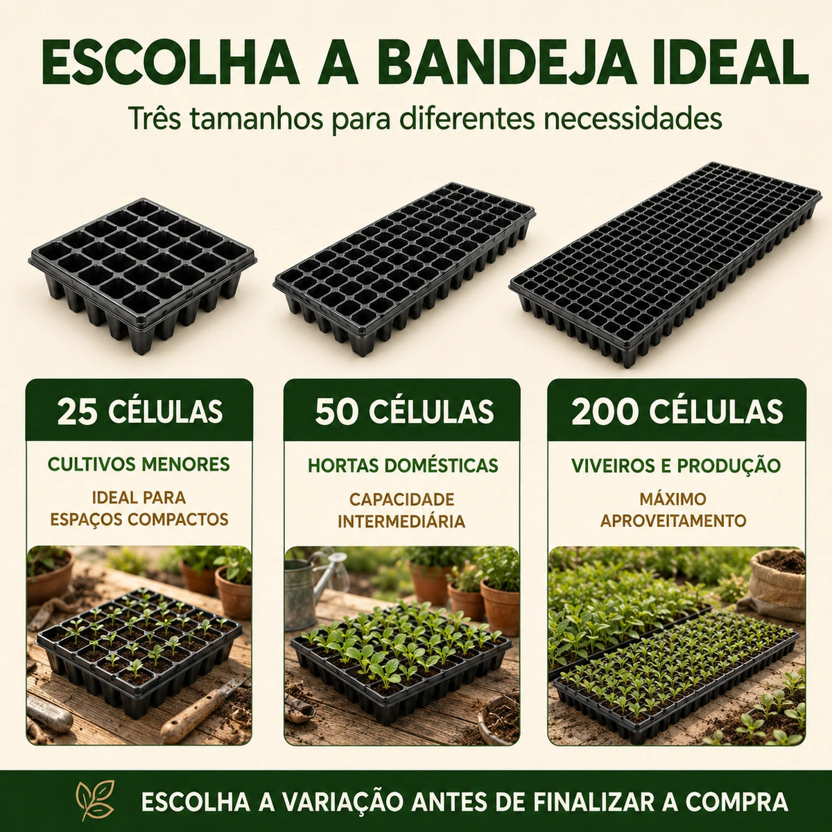 Bandeja Sementeira para Mudas — imagem 1