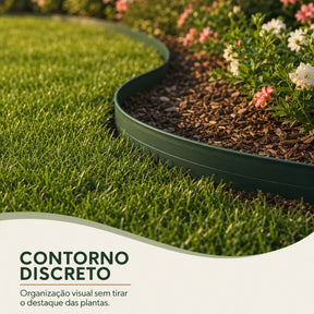 Limitador de Grama 25m Separador de Jardim Divisor Canteiro