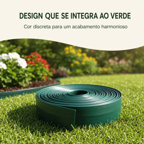 Limitador de Grama 25m Separador de Jardim Divisor Canteiro