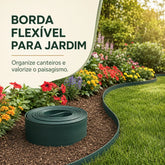Limitador de Grama 25m Separador de Jardim Divisor Canteiro