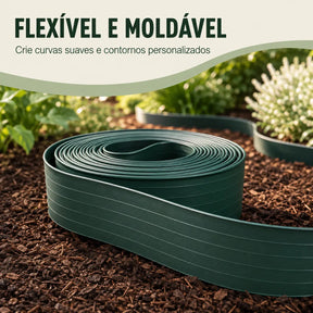 Limitador de Grama 25m Separador de Jardim Divisor Canteiro