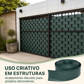 Limitador de Grama 25m Separador de Jardim Divisor Canteiro