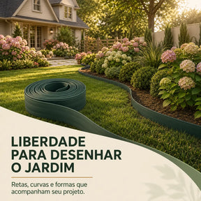 Limitador de Grama 25m Separador de Jardim Divisor Canteiro