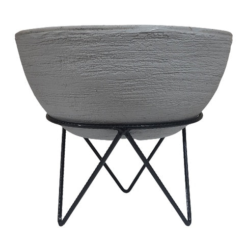 Suporte tripé 18x15cm para vaso de planta