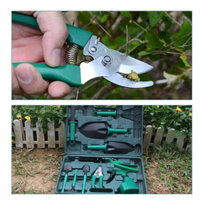 Kit de Ferramentas para Jardinagem Completo com Maleta 10 peças