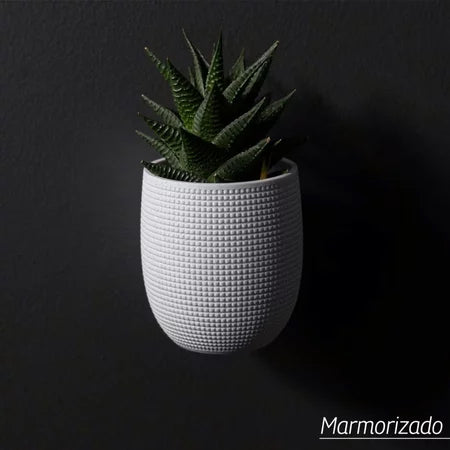 Vasos de Parede Decoração Planta Suculenta Ambientes Kit Grid