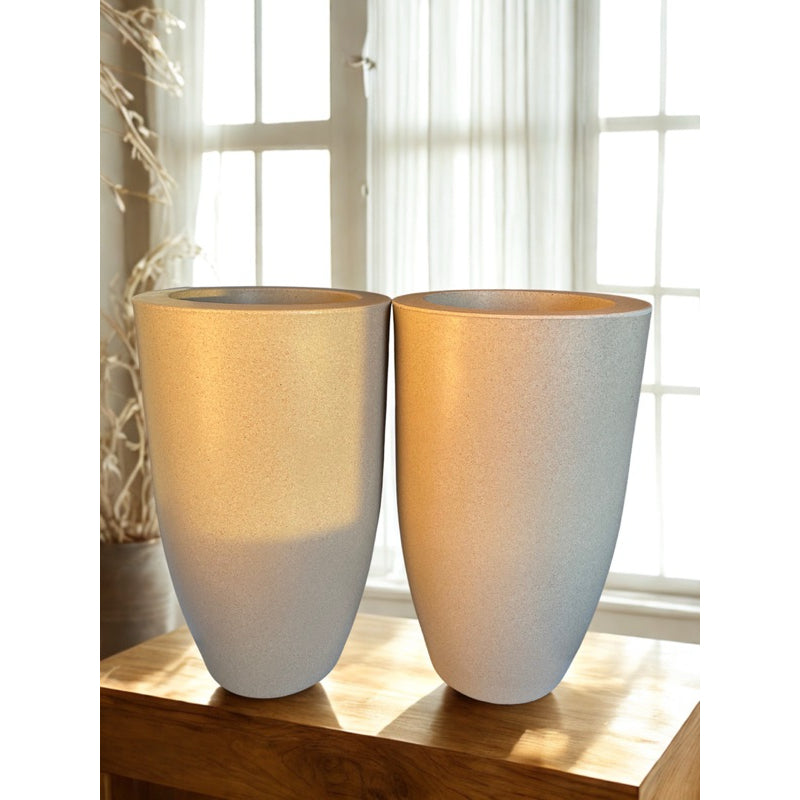 Kit com 2 Vasos para Plantas Coluna nº 1 40x24x15 cm