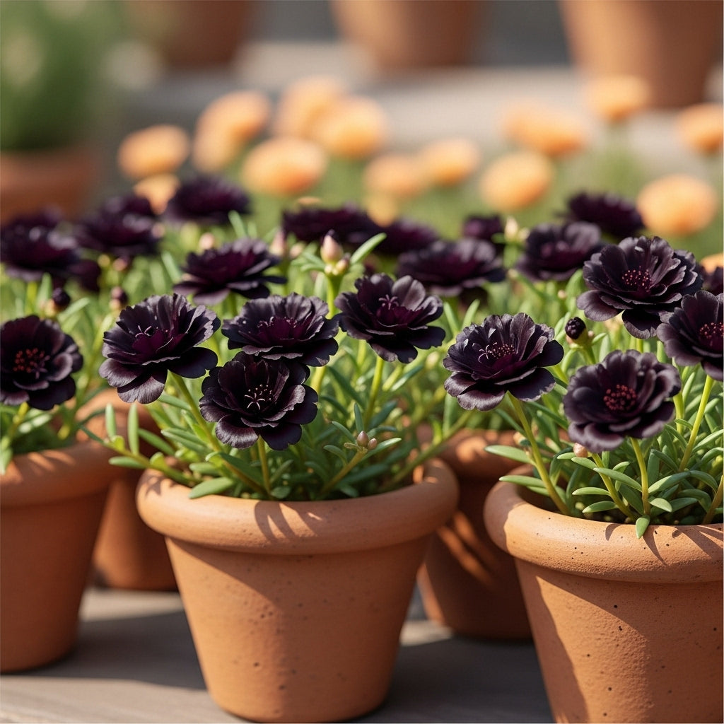 Flores Onze Horas Sementes Pretas Triplas Dobradas