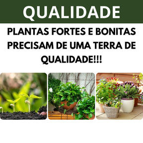 Terra Vegetal Adubada Nutriente para Cultivo