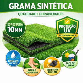 Tapete de grama sintetica lavavel para jardim varanda muro ingles e area pet