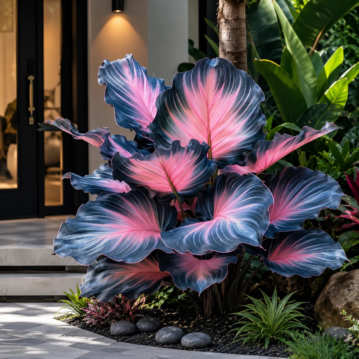 Sementes Caladium Névoa da Chapada — 100 Unidades com Manual