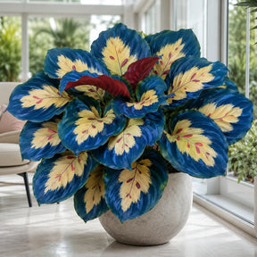 Sementes Raras de Caladium Viridivortex – 100 Unidades