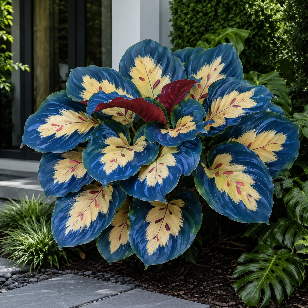 Sementes Raras de Caladium Viridivortex – 100 Unidades