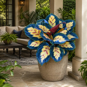 Sementes Raras de Caladium Viridivortex – 100 Unidades