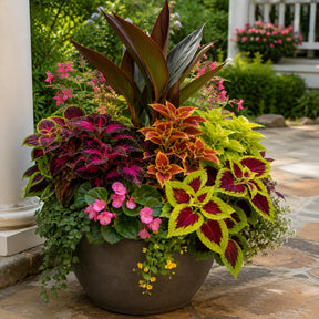 Sementes de Coléus Colorido — 300 Unidades para Jardins