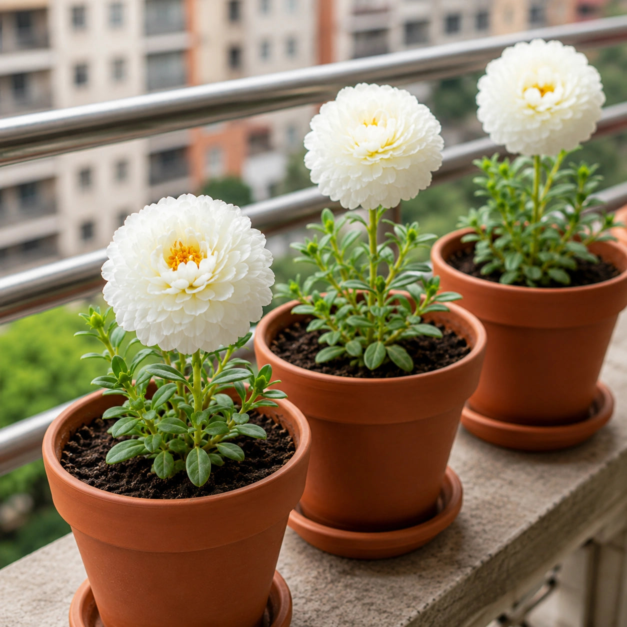 Flor Onze Horas Branca Tripla – 100 Sementes com Alta Germinação