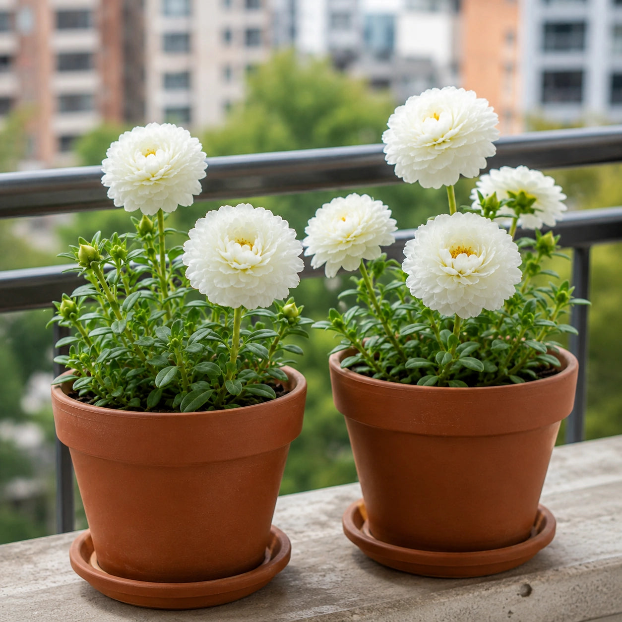 Flor Onze Horas Branca Tripla – 100 Sementes com Alta Germinação
