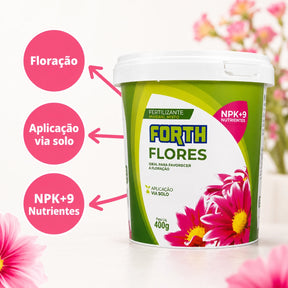 Adubo Fertilizante para Flores 400g – Floração Intensa