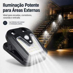 Luminária Solar com Sensor de Movimento - Segurança da Família