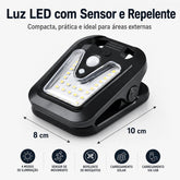 Luminária Solar com Sensor de Movimento - Segurança da Família