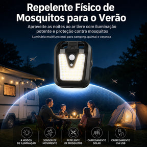 Luminária Solar com Sensor de Movimento - Segurança da Família