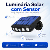 Refletor Solar de LED Segurança com Sensor de Movimento