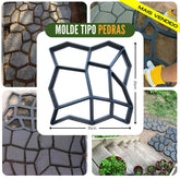 Molde para Piso de Concreto Jardim, Quintal e  Calçada