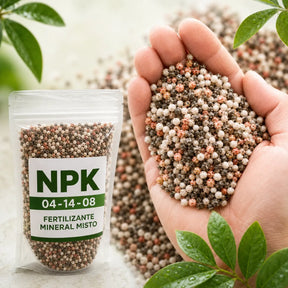 NPK Fertilizante 04-14-08 - 5 kg para Floração e Frutos