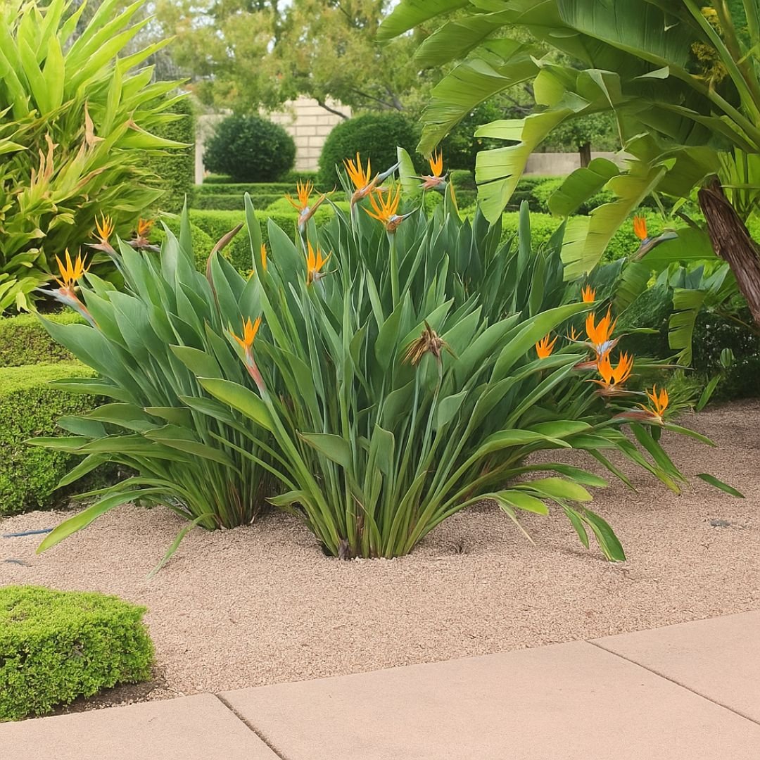 Muda de Estrelícia (Ave do Paraíso) – Planta Tropical com Flor Exótica