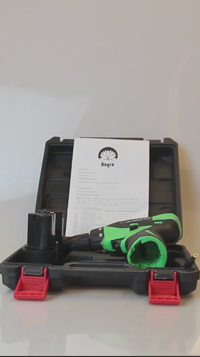 Parafusadeira e Furadeira12V 2 Baterias Sem Fio Com Maleta Bivolt 110V/220V 2 Velocidades