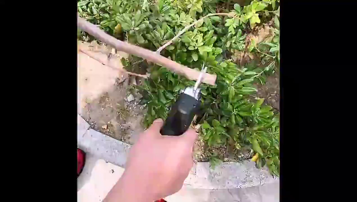 Tesoura De Poda Elétrica Jardim Sem Fio 2 Baterias Podagem Carpintaria Portátil