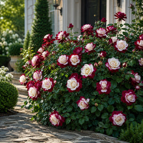 Rosa Bicolor – Sementes de Rosa Mesclada – Beleza Rara com Alto Potencial Germinativo